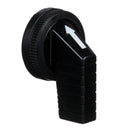 9001B25 - Square D 30mm Long Black Selector Switch Knob, Gloved Hand Actuator, NEMA 4X Rated - Essential Electric Supply