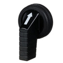 9001B25 - Square D 30mm Long Black Selector Switch Knob, Gloved Hand Actuator, NEMA 4X Rated - Essential Electric Supply