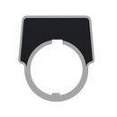 9001KN300 - Schneider Electric 30mm Aluminum Blank Legend Plate, Black Field, Panel Mount - Essential Electric Supply