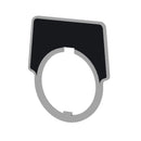 9001KN300 - Schneider Electric 30mm Aluminum Blank Legend Plate, Black Field, Panel Mount - Essential Electric Supply