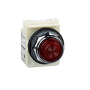 9001KP1R31 - Schneider Electric Harmony 9001K 30mm Red Metal Pilot Light 110-120V AC - Essential Electric Supply