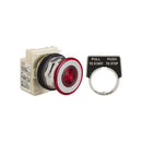 9001KR9P1R - Square D 600V 30mm Red Illuminated Mushroom Push Button Operator - Essential Electric Supply