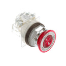 9001KR9R05H13 Square D Co Harmony 9001K Metal Push Button Emergency Stop 41mm Red Mushroom Head 30mm Diameter 1 CO Contact - Essential Electric Supply