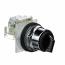 9001KS43BH13 - Schneider Electric 30mm 10A 600VAC 3-Position Selector Switch Type K Metal Bezel - Essential Electric Supply
