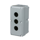 9001KY3 - Schneider Electric Square D 30mm Push Button Enclosure, Aluminum, 3 Holes, NEMA 4 and 13 Rated - Essential Electric Supply