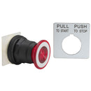 9001SKR8R - Square D 30mm Red Plastic Bezel 3-Position Push-Pull Mushroom Operator Motor Control Part - Essential Electric Supply