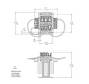 9070TF300D1 - Square D 300VA Industrial Control Transformer 120/240/480VAC 1 Phase Foot Mount - Essential Electric Supply