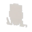 9080GC6B - Square D Linergy Terminal Block End Barrier, NEMA, Natural Color - Essential Electric Supply