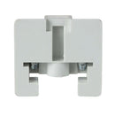 9080GH10 - Square D Terminal Block End Clamp for 9080GH Mounting Track, NEMA Sectional, Screw-On Mounting - Essential Electric Supply
