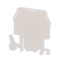 9080GM6B - Square D Terminal Block End Barrier for 9080GM6/GR6, 60A, Natural, 35mm Din Rail Mount - Essential Electric Supply