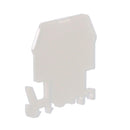 9080GM6B - Square D Terminal Block End Barrier for 9080GM6/GR6, 60A, Natural, 35mm Din Rail Mount - Essential Electric Supply