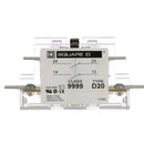 9999D20 - Square D 2NO Auxiliary Contact Module for 20A-90A DPA Contactors, 600V AC, NEMA B600 - Essential Electric Supply