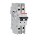 SU202M-K15 - ABB 15A 2 Pole Miniature Circuit Breaker K-Curve 10kA Interrupt 277/480Y VAC DIN Rail