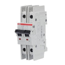 SU202M-K15 - ABB 15A 2 Pole Miniature Circuit Breaker K-Curve 10kA Interrupt 277/480Y VAC DIN Rail