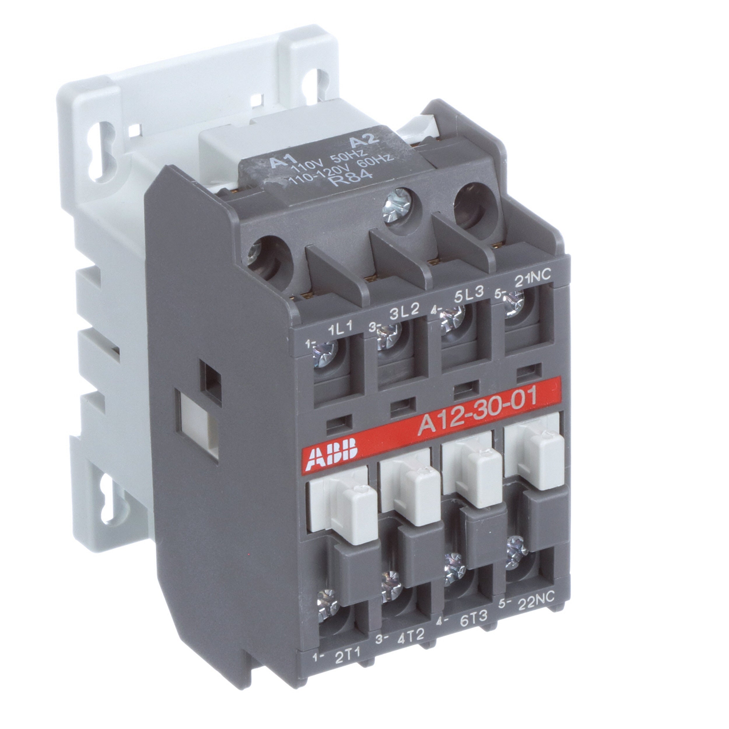 A12-30-01-84 - ABB 3-Pole 11A 600V A-Line Motor Control Contactor with ...