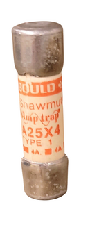 A25X4-1 Mersen Amp-Trap Low Voltage Fuse
 250V  4A Fuse - Essential Electric Supply