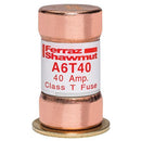 A6T40 - Mersen 40 Amp 600V AC/300V DC Class T Fast Acting Current Limiting Fuse, 200kA Interrupt, Cylindrical Body, UL/CSA Listed - Essential Electric Supply