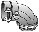 ACV50 OZ/Gedney Connector Screw Clamp 90-Degree Malleable Iron for 1/2-Inch Cables - Essential Electric Supply