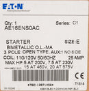 AE16ENS0AC Cutler Hammer Freedom Series Motor Starter 3 pole 3 phase 600V 25A 110V coil - Essential Electric Supply
