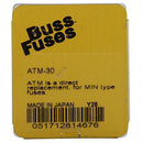 ATM-30 Bussmannn ATM Series Low Voltage Fuse
 32V  30A Fuse - Essential Electric Supply