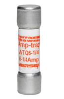 ATQ6-1/4 Mersen Amp-Trap Low Voltage Fuse
 500V  6A Fuse - Essential Electric Supply