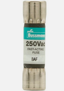 BAF-1-8/10 Cooper Bussmannn BAF Series Low Voltage Fuse
 250V  1A Fuse - Essential Electric Supply