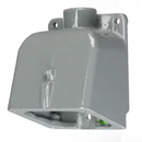 BB201W - Hubbell Heavy Duty IEC Pin and Sleeve Back Box 20/30A 3/4" NPT Hub Cast Aluminum Gray - Essential Electric Supply