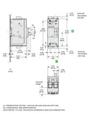 BDL26060 - Schneider Electric PowerPact B Molded Case Circuit Breaker, 60A, 2 Pole, 600Y/347VAC, 14kA Interrupt, Thermal Magnetic Trip, Unit Mount, CSA/UL/CE Certified - Essential Electric Supply