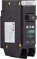 BRN115A1CS - Eaton 15A 120V 1 Pole Dual Function AFCI/GFCI Circuit Breaker, BR Series, 10kAIC, Plug-In Mount, Thermal Magnetic Trip, UL Listed - Essential Electric Supply