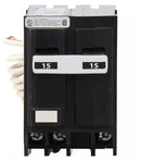 BRN215GF - Eaton 15A 2-Pole 120/240V GFCI Circuit Breaker, BR Series, Plug-In Mount, 10kAIC, Thermal Magnetic Trip, UL Listed - Essential Electric Supply