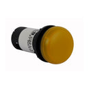 C22-L-Y-120 - Eaton C22 Compact Pushbutton 22.5mm Indicator Light Yellow Illuminated LED 120V - Essential Electric Supply