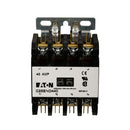 C25ENF440A - Cutler Hammer 40A 4-Pole Definite Purpose Contactor 120V AC Coil Metal Mounting Plate - Essential Electric Supply