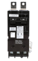 B230GF - Siemens 30 Amp 2 Pole 120/240V Bolt-On Molded Case Circuit Breaker, 10kA Interrupt Rating, GFCI, Thermal-Magnetic Trip, Class A Protection, Frame B - Essential Electric Supply