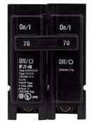BRHH270 - Cutler Hammer 70 Amp 2 Pole 120/240V Thermal Magnetic Circuit Breaker BR Series - Essential Electric Supply