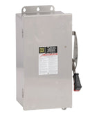HU362DS - Square D 60A 600V 3-Pole Non-Fusible Heavy Duty Safety Switch, NEMA 3/3R/4/4X/5/12, Type 304 Stainless Steel, Series E - Essential Electric Supply