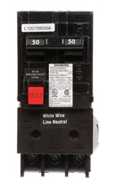 QE250 - Siemens 50 Amp 2 Pole 120/240V Ground Fault Circuit Breaker Plug-In Frame Q - Essential Electric Supply
