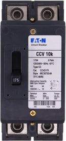 CCV2175 - Cutler Hammer 175 Amp 2 Pole 120/240VAC CCV Series Molded Case Circuit Breaker, 10kAIC, Thermal Magnetic Trip, Feed-Thru Mounting, UL Listed - Essential Electric Supply