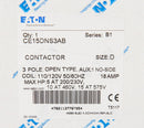 CE15DNS3AB Cutler Hammer Freedom Series Contactor 3 pole 3 phase 600V 18A 110V coil - Essential Electric Supply