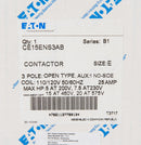 CE15ENS3AB Cutler Hammer Freedom Series Contactor 3 pole 3 phase 600V 25A 110V coil - Essential Electric Supply