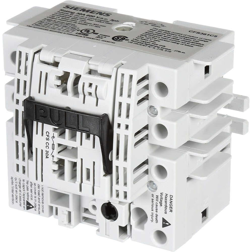 Siemens CFS361C5 3A 3-Pole Disconnect Switch 6V 5kA Interrupting Rating ...