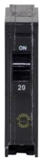 CHQ120 - Cutler Hammer Plug-In 120V 20A 1 pole circuit breaker 10kA@240V - Essential Electric Supply