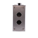 CR104PES12 - General Electric Stainless Steel 2-Hole Pushbutton Enclosure NEMA 1/3/3R/12/13 - Essential Electric Supply