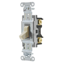 CS115I - Hubbell 15A 120-277VAC 1-Pole Ivory Toggle Switch Commercial Grade - Essential Electric Supply