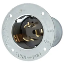 CS6375 - Hubbell 50A 125/250VAC 3-Pole 4-Wire Twist-Lock® Flanged Inlet Screw Mount - Essential Electric Supply