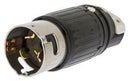 CS8165C Hubbell Twist-LockÂ® InsulgripÂ® Locking Plug 50A 480V 3-Phase, 3-Pole, 4-Wire - Essential Electric Supply