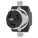 CS8169 - Hubbell 50 Amp 480 VAC 3-Phase 3-Pole 4-Wire Locking Receptacle Phenolic Screw Mount - Essential Electric Supply