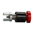 DEV11S153 - Eaton Crouse-Hinds Series FlexStation Conduit Outlet Body, Black, 600V, Single Pushbutton, Lockout with Bar and Chain - Essential Electric Supply