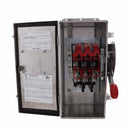 DH321NWK - Cutler Hammer 30A 240V 3-Pole Fusible Heavy Duty Safety Switch NEMA 4X Stainless Steel - Essential Electric Supply