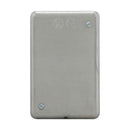 DS100 - Crouse-Hinds DS Series 1-Gang Sheet Aluminum Blank Cover, Surface Mount for Conduit Bodies - Essential Electric Supply