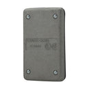 DS100G - Crouse-Hinds Cast Aluminum 1-Gang Blank Cover with Gasket Surface/Flush Mount - Essential Electric Supply